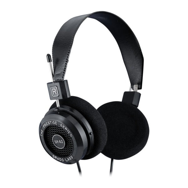 GRADO SR60x Stereo Headphones, Wired, Open Back Design, angled