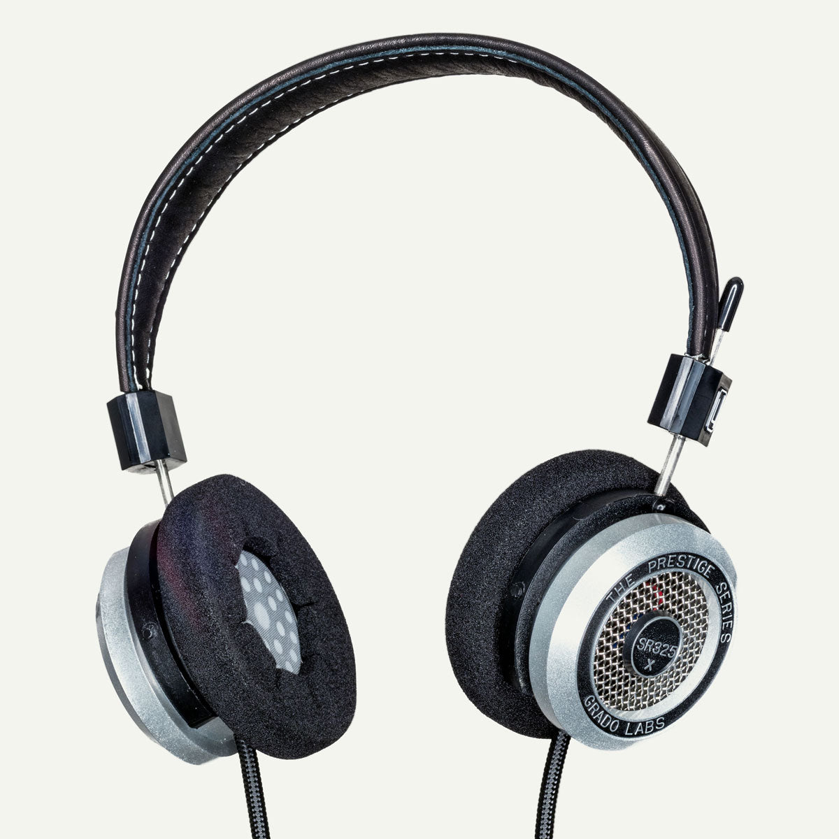GRADO SR325x Stereo Headphones, Wired, Dynamic Drivers, Open Back Design, angled